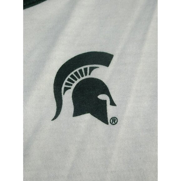 NCAA Michigan State Spartans White/Green Nike Dri-Fit Tank Top Size Small - Picture 5 of 7